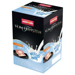 Animonda Vom Feinsten Adult Milkies 6 x 100 g - con ave y centro de nata