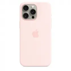 Apple Funda de Silicona con MagSafe Rosa Claro para iPhone 15 Pro Max