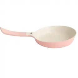 Create Pan Studio Sartén de Aluminio Fundido y Asa de Baquelita 24cm Rosa Pastel