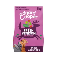 Edgard & Cooper Pienso Hipoalergénico Venado y Pato para perros adultos mini - 3 kg
