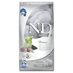 Farmina N&D Dog Adult Medium/Maxi lubina blanca, hinojo y espirulina - 7 kg