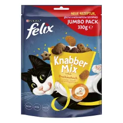 Felix Party Mix snacks para gatos - Tres quesos (330 g)