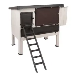 Gallinero TIAKI Bungalow   - 140 x 139 x 110 cm (L x An x Al)