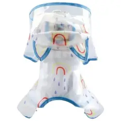 HausPets Impermeable arcoíris para gatos y perros, talla M - Artículo 1