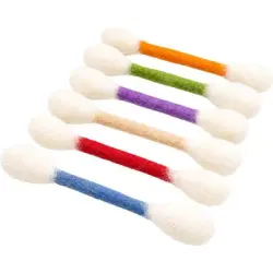 HausPets Juego 6 palitos dentición gatitos, juguetes masticables combatir - Artículo 1