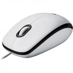 Logitech M100 Ratón Ambidiestro USB 1000 DPI Blanco