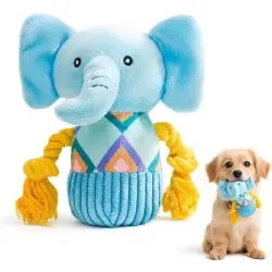 MCBOSON Elefante de peluche con cuerda y sonido - 1 unidad