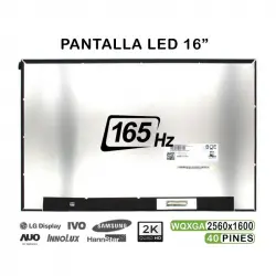 Pantalla Led De 16" Para Portátil Ne160qdm-ny1 2k 165hz