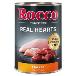 Rocco Real Hearts 6 x 400 g - Pollo