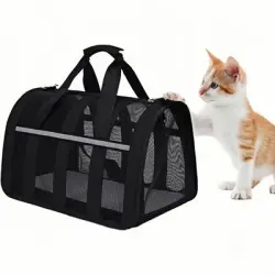 ZooVenture Bolsa transportadora transpirable para gatos - L