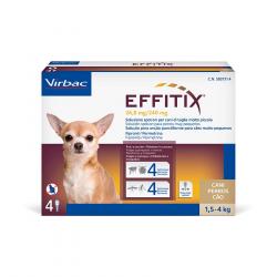 Effitix pipetas para perros muy pequeños (1.5 - 4 Kg)