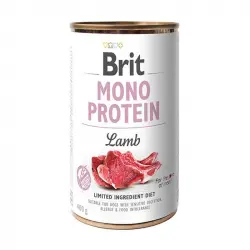 Brit mono protein cordero latas para perro 6 x 400 Gr