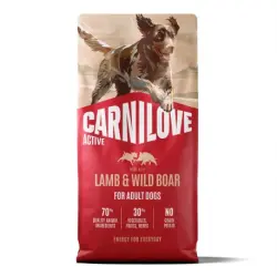 Carnilove Active Lamb&Wild Boar Pienso para Perros con Cordero y Jabalí, 4 kg