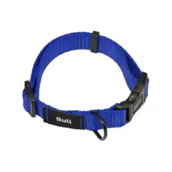 Collar de nylon liso para perros color Azul