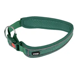 Collar TIAKI Soft & Safe verde para perros - L: 55 - 65 cm contorno de cuello, 4 cm de ancho