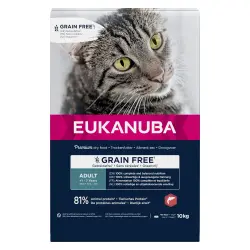 Eukanuba Adult Grain Free Rico en Salmón - Pack Ahorro: 2 x 10 kg