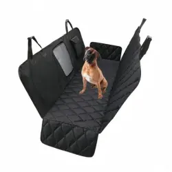 FurryFusion Alfombrilla para coche con forma de perro - Negro