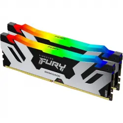 Kingston FURY Renegade RGB DDR5 6000MHz 96GB 2x48GB CL32 Plata Intel XMP
