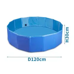 Piscina Plegable Para Mascotas Nobleza D120 X 30 Cm