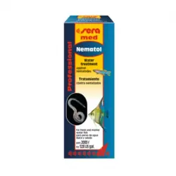 Sera Med Professional Nematol Acondicionador contra Nematodos para Acuarios y Peceras, 10 ml
