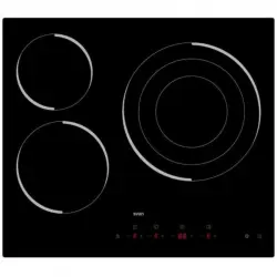Svan SV3601 Placa Vitrocerámica 3 Fuegos 6200W 59cm Negro