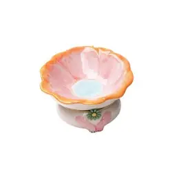 UAMLY Cuencos para gatos con forma de flor - Rosa