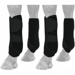ZooVenture Botas protectoras para caballos de 4 piezas - L