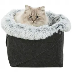 1 Trixie cama para gatos Harvey colores Blanco y Negro