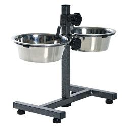 Soporte con 2 comederos para perros 4.5 L