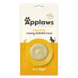 Applaws Puré snack para gatos - 4 x 15 g Pollo