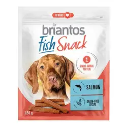 Briantos Fish Snacks, atún y salmón, para perros - Salmón (180 g)