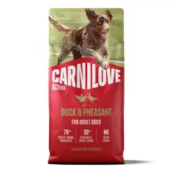 Carnilove Active Duck&Pheasant Pienso para Perros con Pato y Faisán, 4 kg
