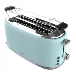 Cecotec Toast&Taste 1600 Retro Double Tostadora Doble Ranura 1630W Azul