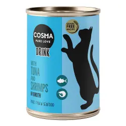 Cosma Drink bebida para gatos 6 x 100 g - Atún y gambas
