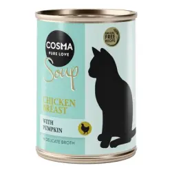 Cosma Soup sopa para gatos 6 x 100 g - Pechuga de pollo con calabaza