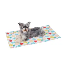 FOFOS | Alfombra Refrescante con Frutas Tropicales - Para Perro - 90 cm x 50 cm