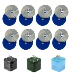 FurryFusion Fuente de agua de 2 litros para gatos y perros pequeños - Elemento filtrante*8