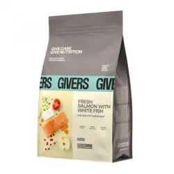 Givers Pienso Natural Para Perros de Razas Medianas y Grandes con Salmón, 3 Kg