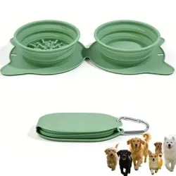 HausPets Comedero doble plegable para perros y gatos - Artículo 1