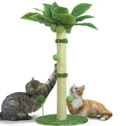 IntiMeg Rascador para gatos de 80 cm - Cocotero - 80 cm