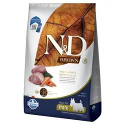 N&D Dog Brown Adult Mini con cordero, zanahoria y espirulina - 5 kg