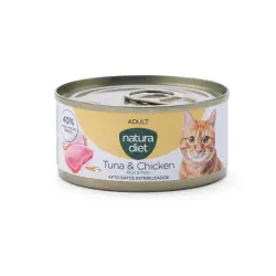 Natura Diet Adult Atún & Pollo lata para gatos 85 g