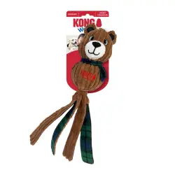 Oso de cuerda KONG Holiday Wubba™ juguete para perros - 9 x 37 cm (Diám x L)