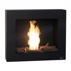 Purline Bestbio AF-BB Biochimenea Mural 2kW Negra