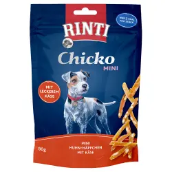Rinti Chicko Mini láminas para perros - 80 g de pollo con queso