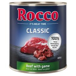 Rocco Classic 6 x 800 g - Vacuno con caza
