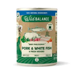 Wild Balance Merluza y Cerdo lata para perros - 400 g