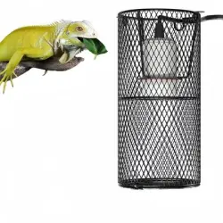 ZooVenture Tira protectora para lámparas de calor para reptiles sin lámpara - 1 pieza