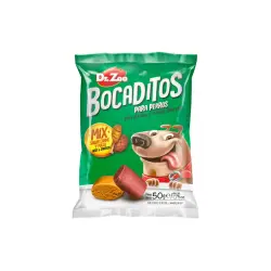 12 x 50 gr Dr Zoo Snacks Bocaditos Mix Para Perros