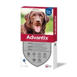 Advantix Spot-On (+25 Kg) 4 unid.